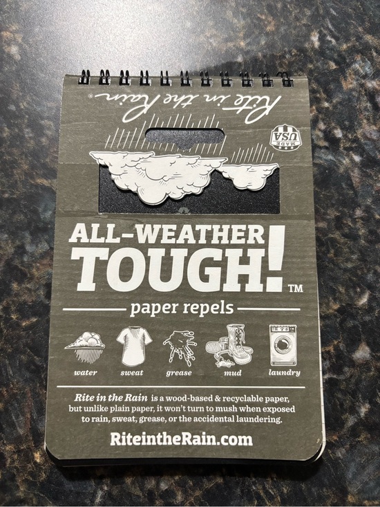 Other - Rite in the Rain All-Weather Tough! Notebook